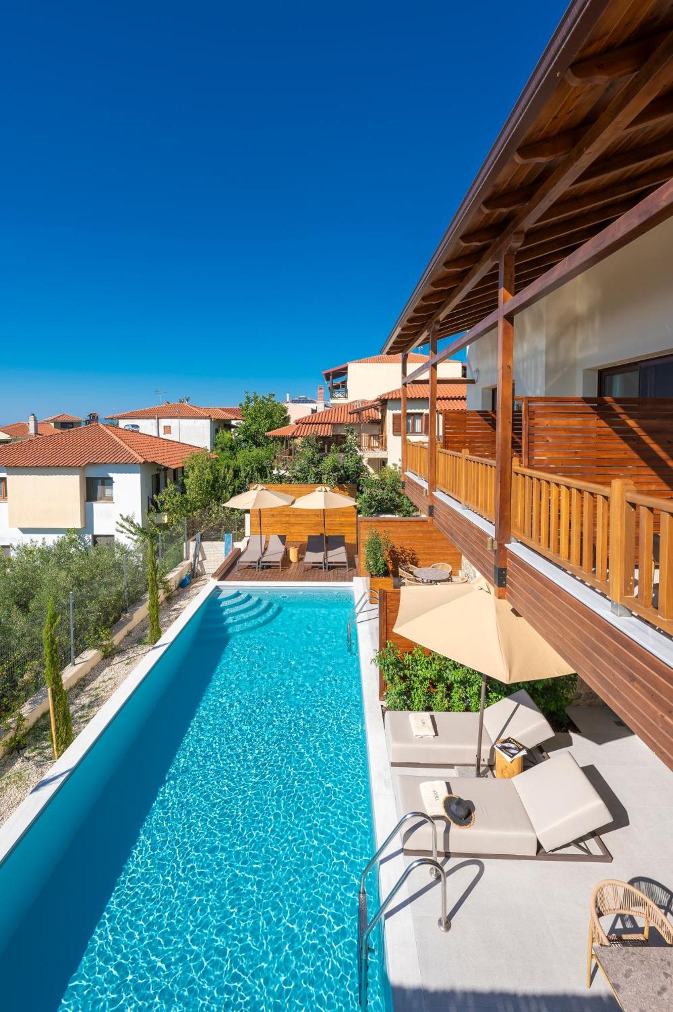 Anima Residence Nea Roda Bagian luar foto